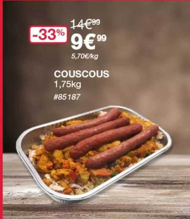 Promo Couscous chez Costco