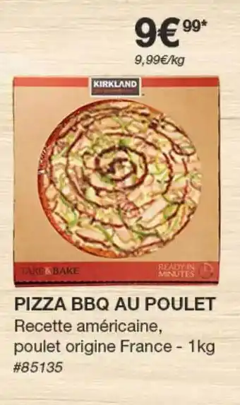 Costco Pizza Bbq Au Poulet offre