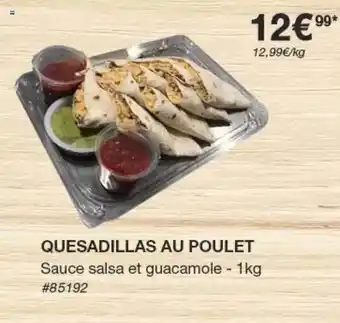 Costco Quesadillas Au Poulet offre