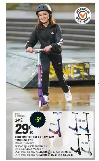 E.Leclerc Trottinette Enfant 125 Mm offre
