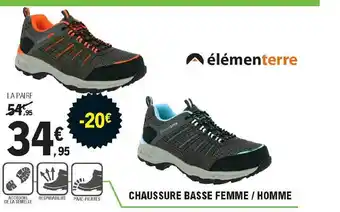 Chaussure Basse Femme - Homme élémenterre
