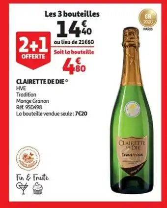 Auchan Clairette de die offre