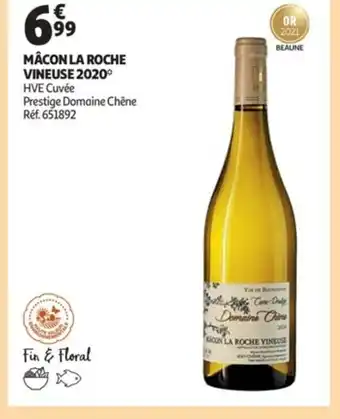 Auchan Mâcon la roche vineuse 2020 offre