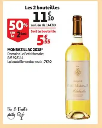 Auchan Monbazillac 2018 offre