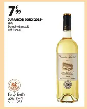 Auchan Jurancon doux 2018 offre