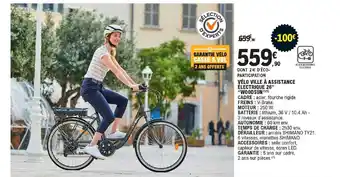 E.Leclerc Vélo Ville à Assistance électrique 26 offre