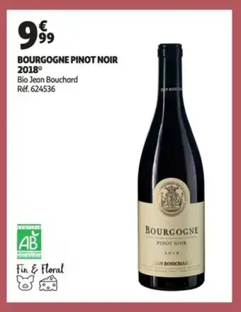 Auchan Bourgogne pinot noir 2018 offre