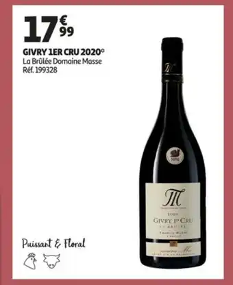 Auchan Givry 1ER cru 2020 offre