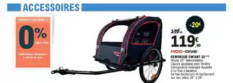 E.Leclerc Remorque Enfant 20 offre