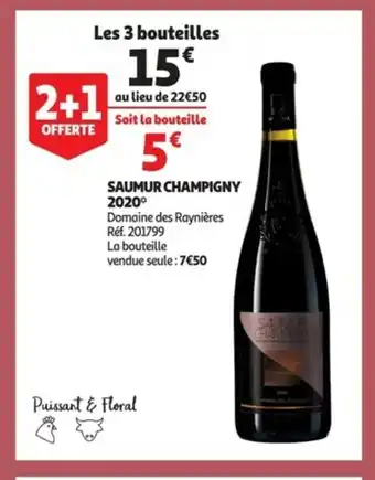 Auchan Saumur champigny 2020 offre