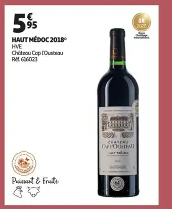 Auchan Haut médoc 2018 offre
