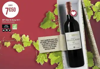AOP côtes de bourg 2017