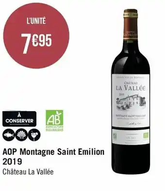 Géant Casino AOP montagne saint emilion 2019 offre