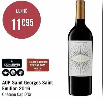 Géant Casino AOp saint georges saint emilion 2016 offre