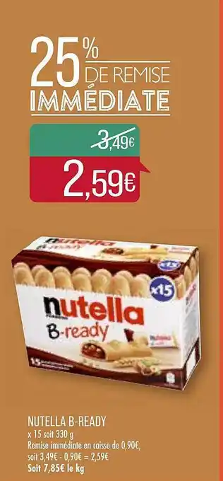 Match Nutella B-ready offre