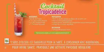 Match Cocktail Tropicadélice offre