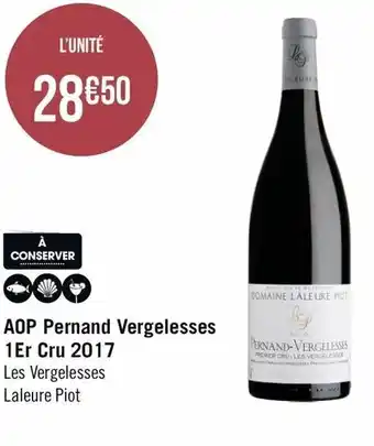 Géant Casino AOP pernand vergelesses 1er cru 2017 offre