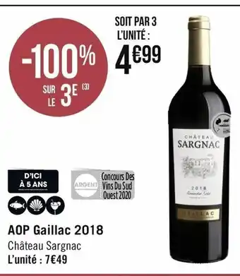 Géant Casino AOP Gaillac 2018 offre
