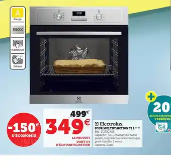 Super U Four Multifonction 72 L Electrolux offre