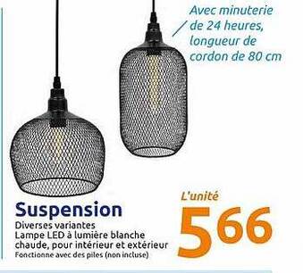Action Suspension offre