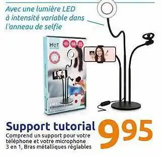 Action Support Tutorial offre