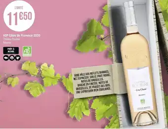 Géant Casino AOP Côtes De Provence 2020 offre