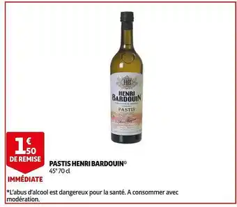 Auchan Pastis Henri Bardouin offre