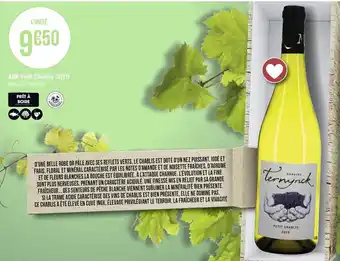 Géant Casino AOP Petit Chablis 2019 offre