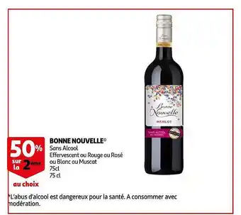 Auchan Bonne Nouvelle Sans Alcool offre
