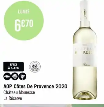 Géant Casino AOP Côtes De Provence 2020 offre