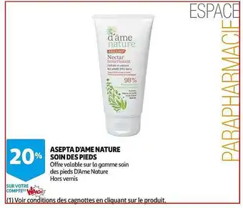 Asepta D'âme Nature Soin Des Pieds