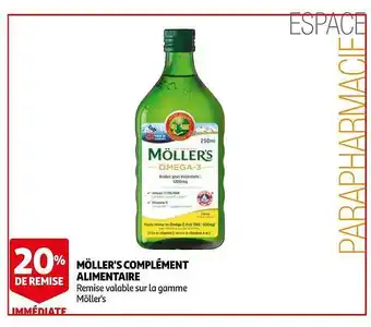 Auchan Möller's Complément Alimentaire offre