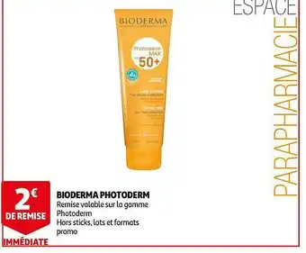 Auchan Bioderma Photoderm offre