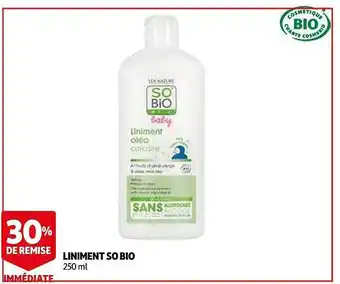 Auchan Liniment So Bio offre