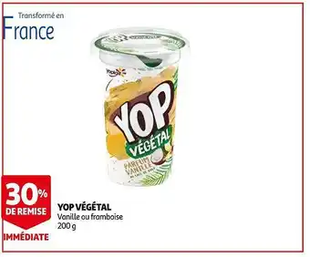 Auchan Yop Végétal offre