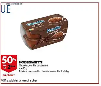 Auchan Mousse Danette offre