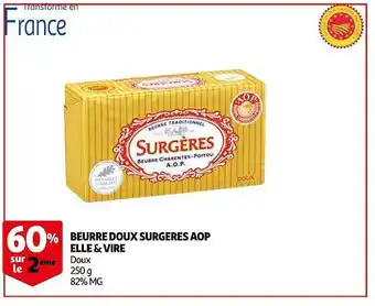 Beurre Doux Surgères Aop Elle & Vire