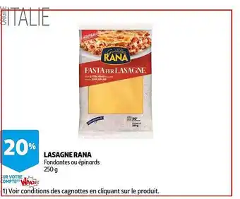 Auchan Lasagne Rana offre