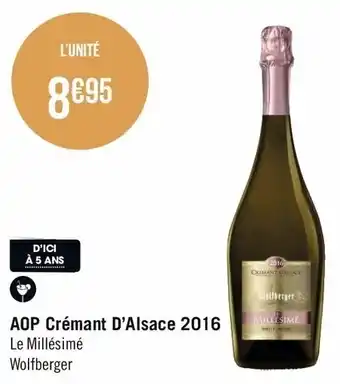 Géant Casino AOP Crémant D'Alsace 2016 offre