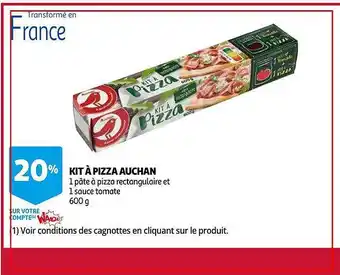 Auchan Kit à Pizza Auchan offre