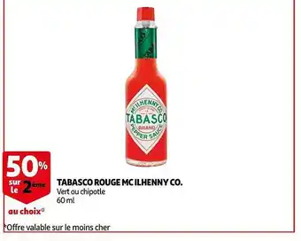 Auchan Tabasco Rouge Mc Ilhenny Co. offre