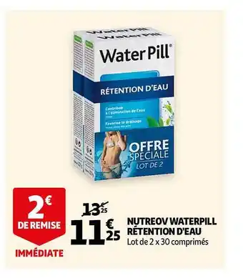 Auchan Nutreov Waterpill Rétention D'eau offre