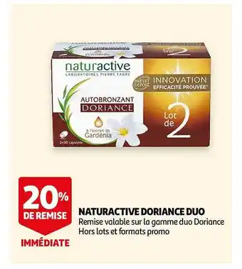 Auchan Naturactive Doriance Duo offre