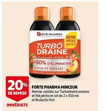 Auchan Forte Pharma Minceur offre
