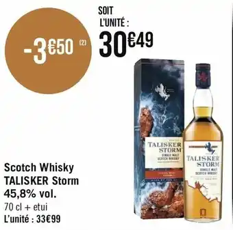 Scotch Whisky Talisker Storm