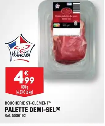 ALDI PALETTE DEMI-SEL offre