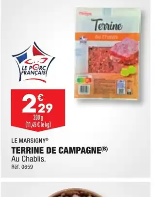 ALDI TERRINE DE CAMPAGNE offre