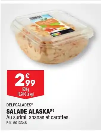 ALDI SALADE ALASKA offre
