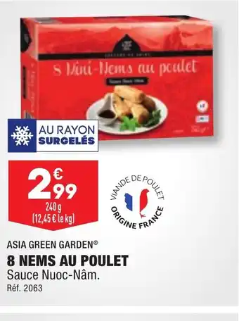 ALDI 8 NEMS AU POULET offre