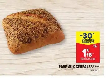 ALDI PAVÉ AUX CÉRÉALES offre
